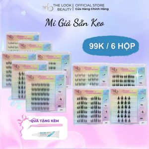 Mi Giả Sẵn Keo,Mi Cong C, Thế Hệ Mới Có Thể Tái Sử Dụng(tặng kèm nhíp và keo)