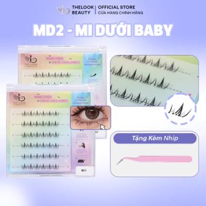 Lông mi giả sẵn keo - mi dưới tự nhiên Babe MD2