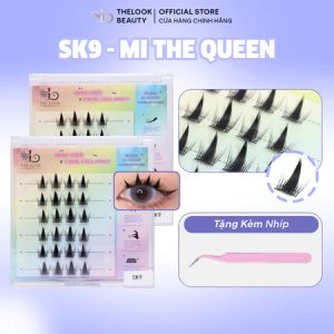 Lông mi giả sẵn keo The queen SK9 - nữ hoàng - the lookbeauty