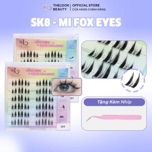 Lông mi giả sẵn keo - Fox eyes SK8 siêu đẹp - dán siêu nhanh - the look beauty