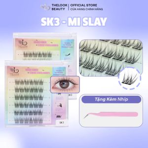 Lông Mi Giả SẴN KEO - SLAY THE LOOK BEAUTY Mi Cụm Tách Sợi Tự Nhiên Mềm Mại Cho Mắt To Tròn Tự Nhiên - the Look beauty
