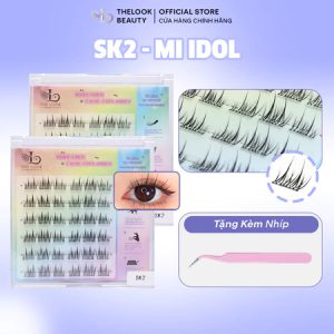 Lông mi giả sẵn keo tự nhiên siêu dính - mi IDOL- SK2 - THE LOOK BEAUTY